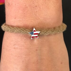 PATRIOTIC STARS AND STRIPES CHARM