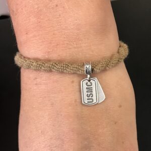 USMC Dog Tag Charm