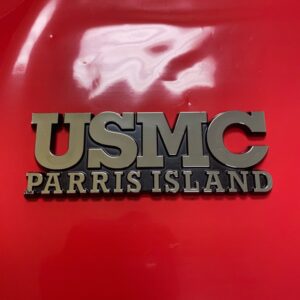 Parris Island Chrome Emblem
