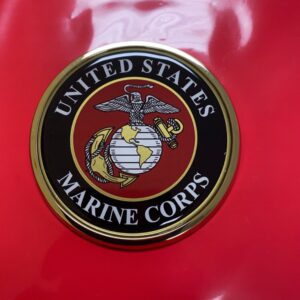 USMC Round Car Emblem