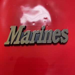 Marines Chrome Car Emblem