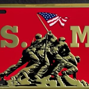 Iwo Jima License Plate
