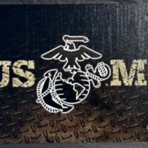 USMC Diamond License Plate