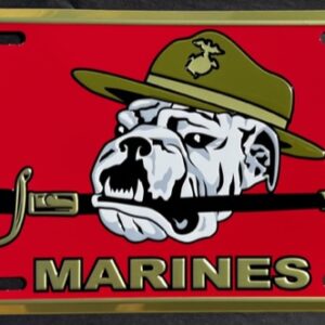Devil Dog License Plate