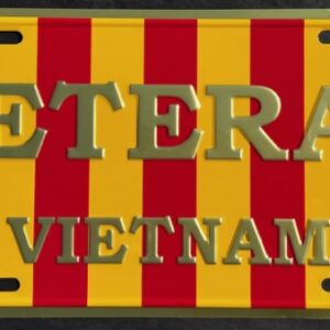 Vietnam Veteran License Plate