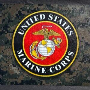 USMC Camo License Plate