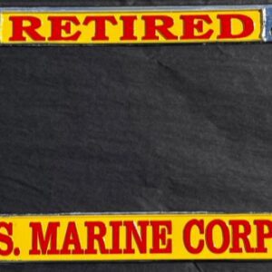 Retired License Plate Frame